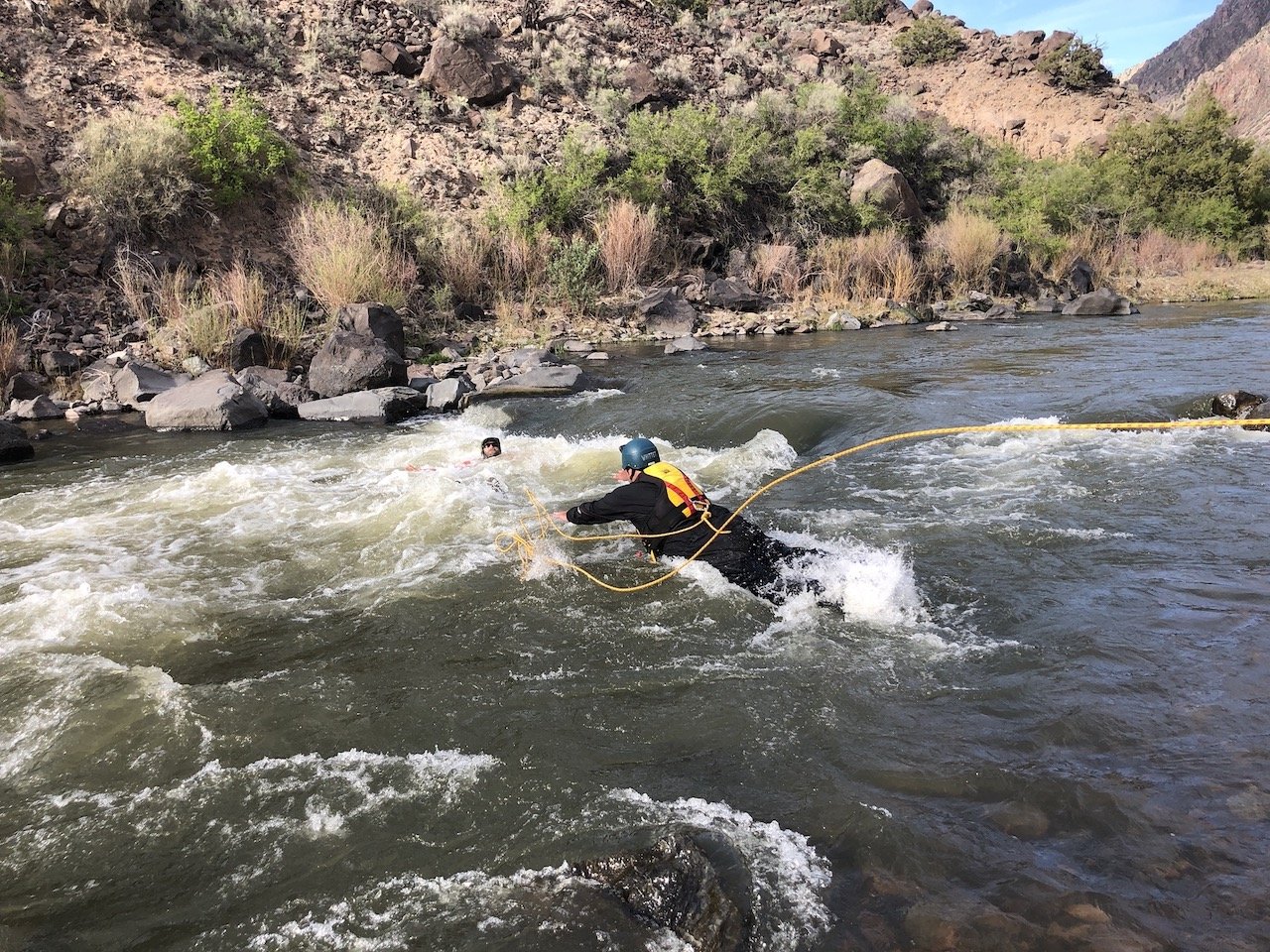 Canyon River Instruction Swiftwater Rescue NEAR TAOS NM ACA
